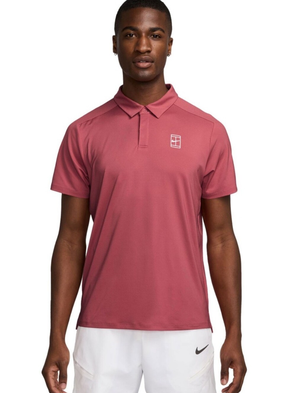 Nike Court Dri-FIT ADV Tennis Polo ~ Brick Red FZ6909-655 | Men's: XL *NWT